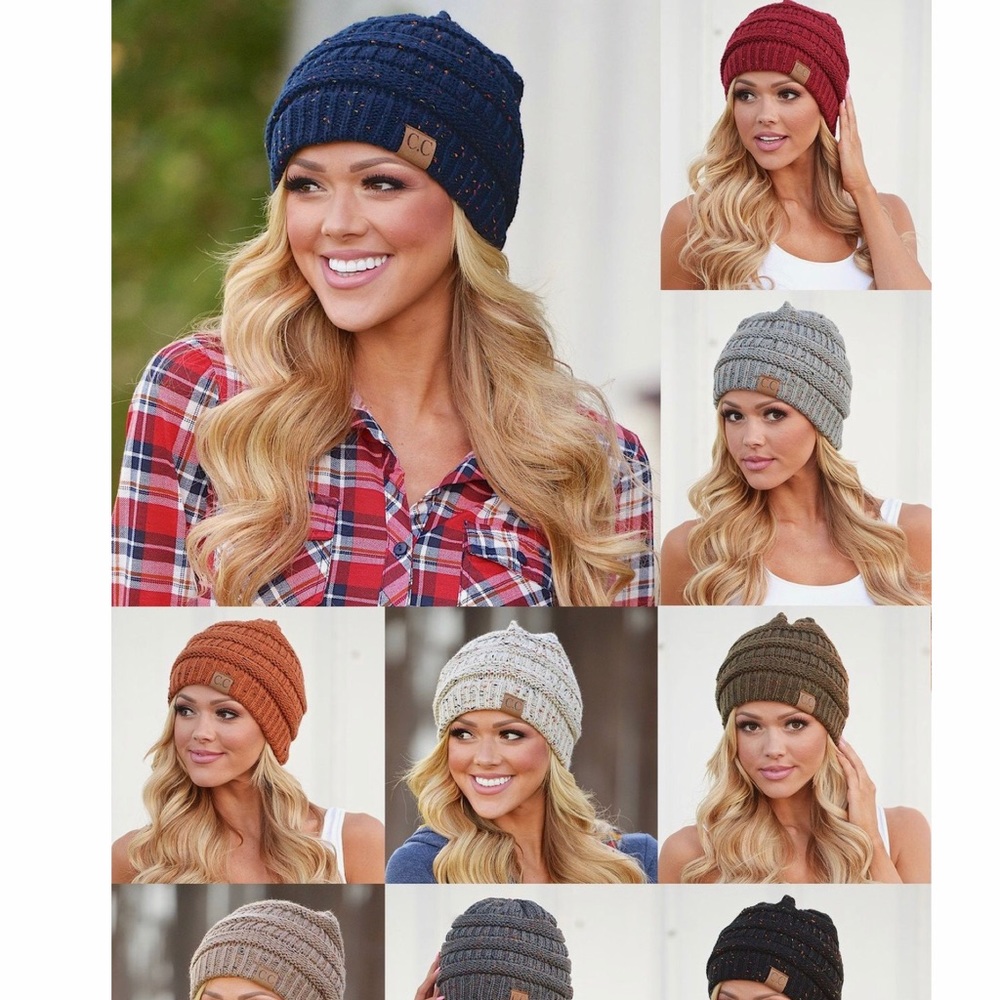 Red CC beanie